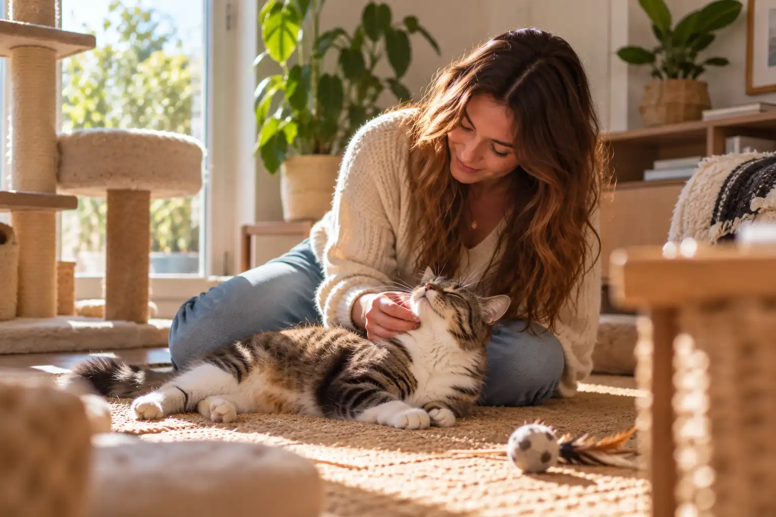 garde-chat-bormes-les-mimosas Pet sitter prenant soin d’un chat à domicile à Bormes-les-Mimosas